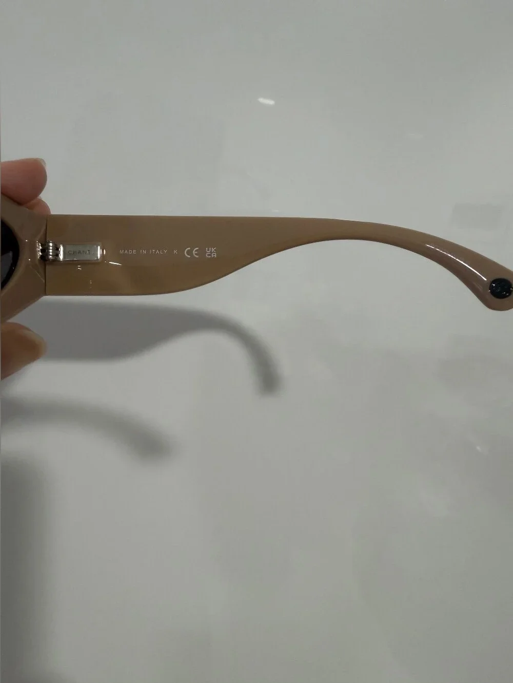 Chanel Cat-Eye Sunglasses with CC Emblem